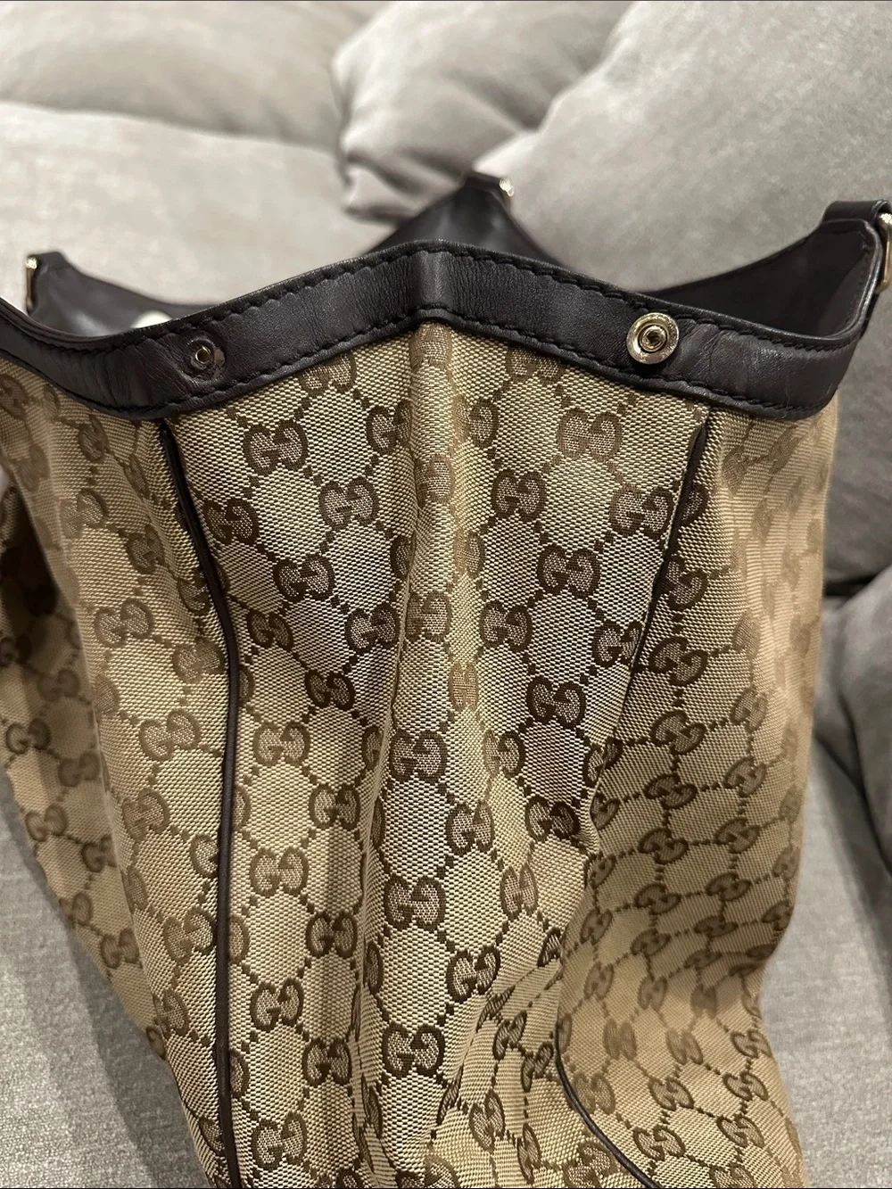 Large Gucci Sukey Shoulder bag - Picture 11 of 13